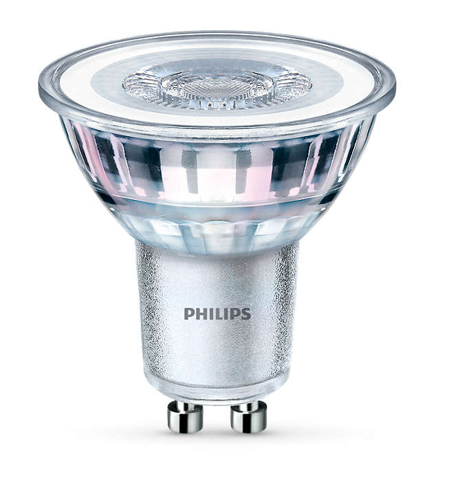 PHILIPS 5.5W GU10 220V 36* 365lm 3000K GLASS CLASSIC CORE PRO DIMMABLE LED sijalica - 00106 69 000