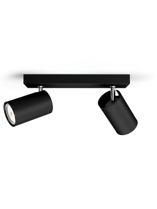 PHILIPS KOSIPO 2xGU10 CRNA spot lampa - 5059230PN - 1