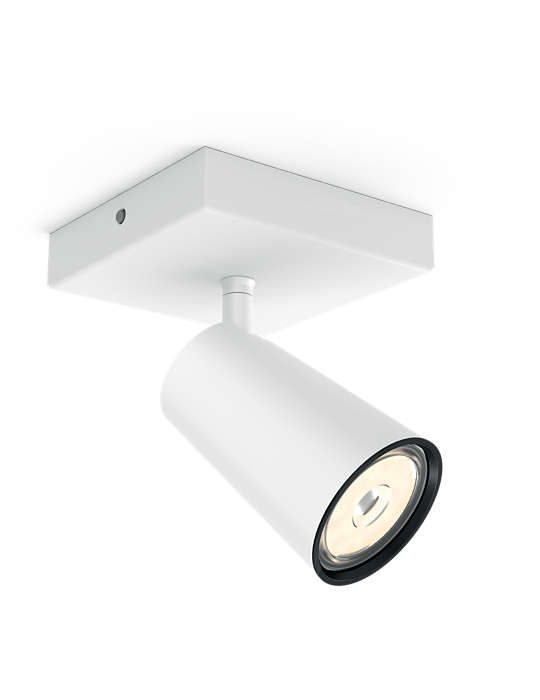 PHILIPS PAISLEY 1xGU10 BELA spot lampa - 5057131PN - 1