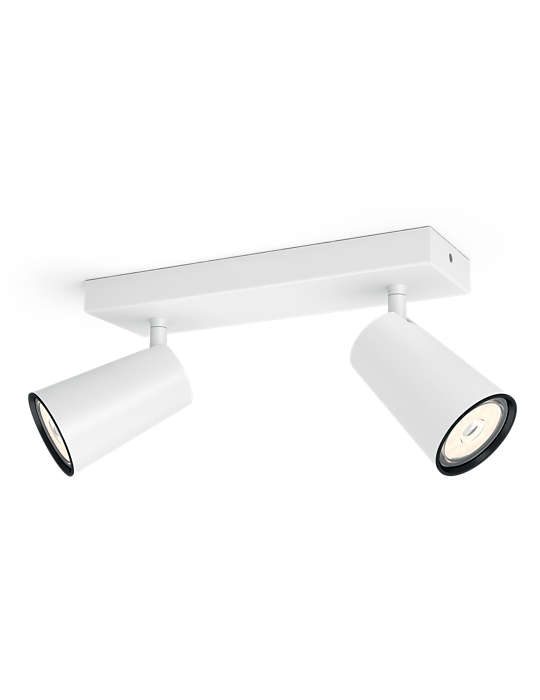 PHILIPS PAISLEY 2xGU10 BELA spot lampa - 5057231PN - 1