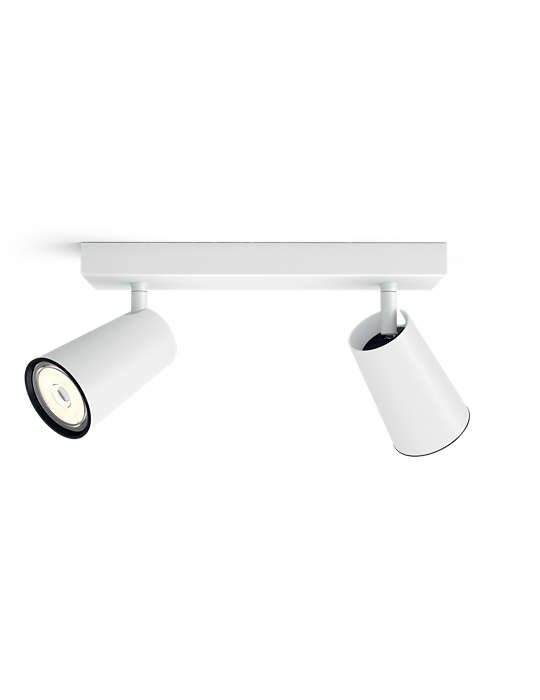 PHILIPS PAISLEY 2xGU10 BELA spot lampa - 5057231PN - 2