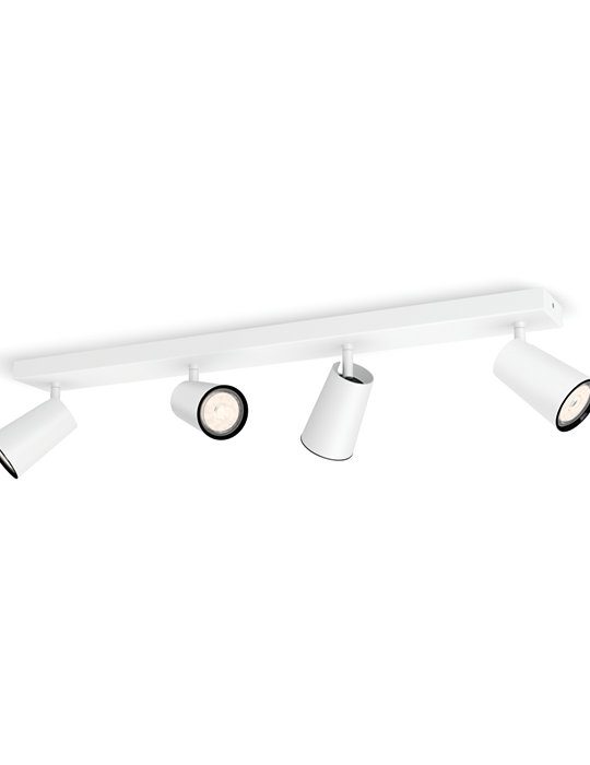 PHILIPS PAISLEY 4xGU10 BELA spot lampa - 5057431PN - 1