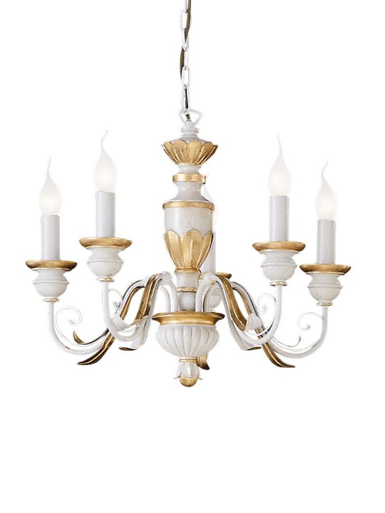 IDEAL LUX luster FIRENZE SP5 BIANCO ANTICO - 12865