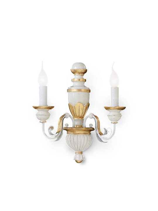 IDEAL LUX zidna lampa FIRENZE AP2 BIANCO ANTICO - 12902