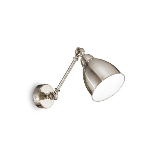 IDEAL LUX zidna lampa NEWTON AP1 NICKEL - 16399