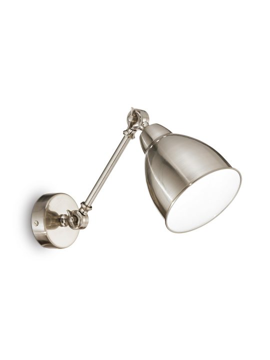 IDEAL LUX zidna lampa NEWTON AP1 NICKEL - 16399