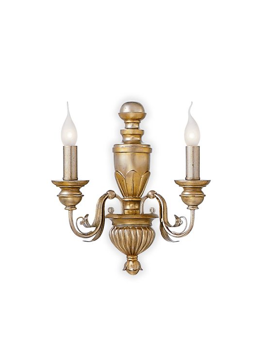 IDEAL LUX zidna lampa FIRENZE AP2 ORO ANTICO - 20846