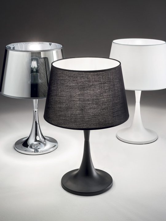 IDEAL LUX stona lampa LONDON TL1 SMALL CROMO - 32368