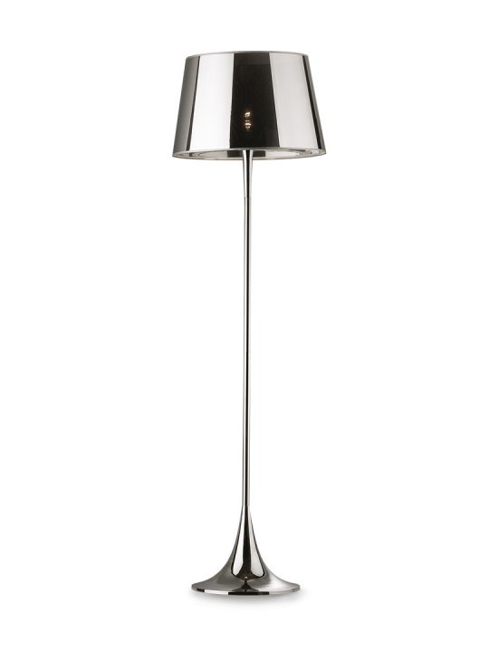 IDEAL LUX podna lampa LONDON PT1 CROMO - 32382