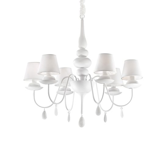 IDEAL LUX luster BLANCHE SP6 BIANCO - 35581