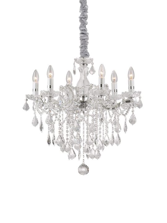 IDEAL LUX luster FLORIAN SP6 CROMO - 35628