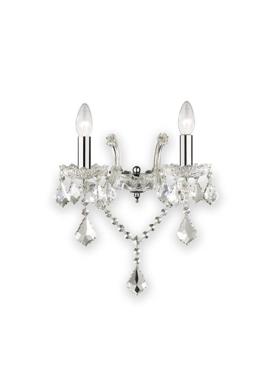 IDEAL LUX zidna lampa FLORIAN AP2 CROMO - 35642