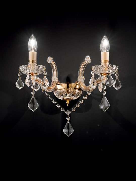 IDEAL LUX zidna lampa FLORIAN AP2 ORO - 35659