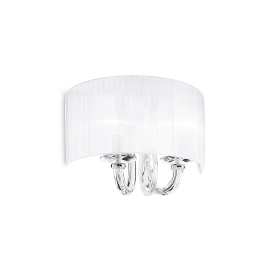 IDEAL LUX zidna lampa SWAN AP2 BIANCO - 35864