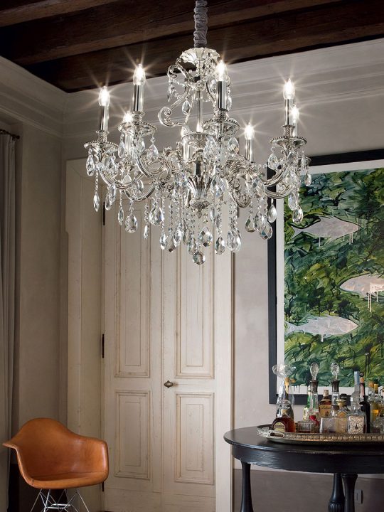 IDEAL LUX luster GIOCONDA SP8 ARGENTO - 44934