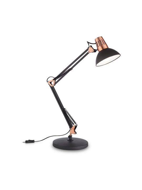IDEAL LUX stona lampa WALLY TL1 NERO RAME - 61191