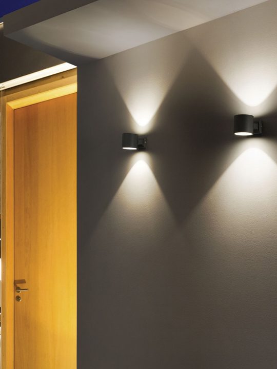 IDEAL LUX zidna lampa SNIF AP1 ROUND ANTRACITE - 61467