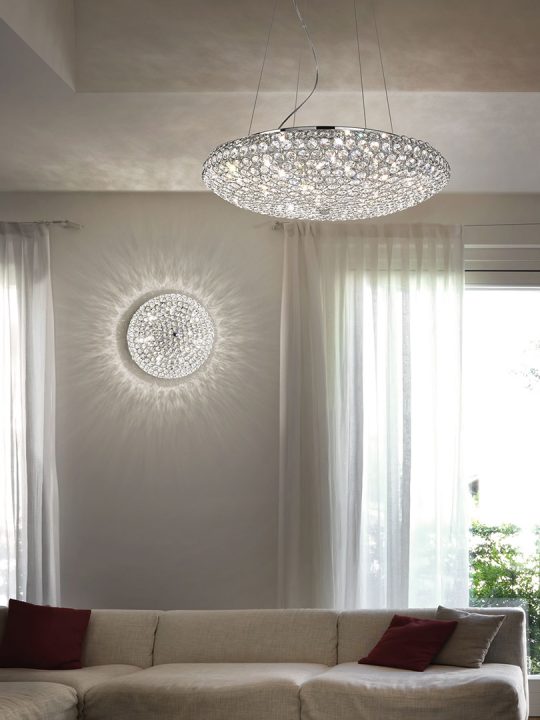 IDEAL LUX plafonjera KING PL5 CROMO - 75419