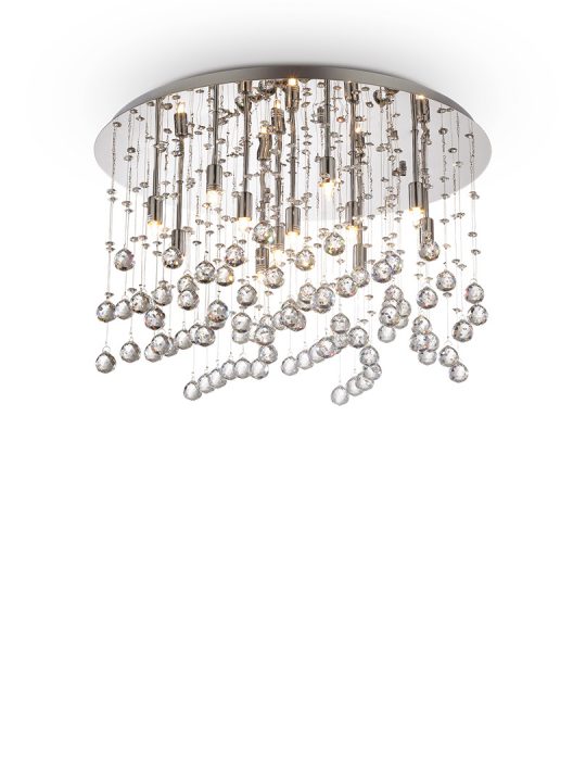 IDEAL LUX plafonjera MOONLIGHT PL12 CROMO - 77802