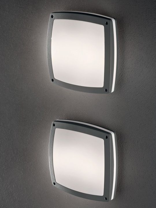 IDEAL LUX zidna lampa COMETA AP3 ANTRACITE - 82240