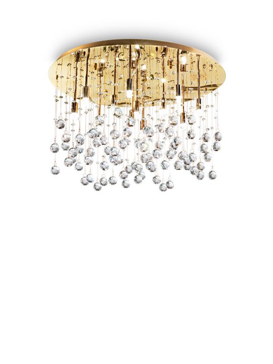 IDEAL LUX plafonjera MOONLIGHT PL12 ORO - 82783