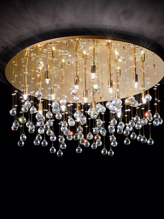 IDEAL LUX plafonjera MOONLIGHT PL15 ORO - 82790