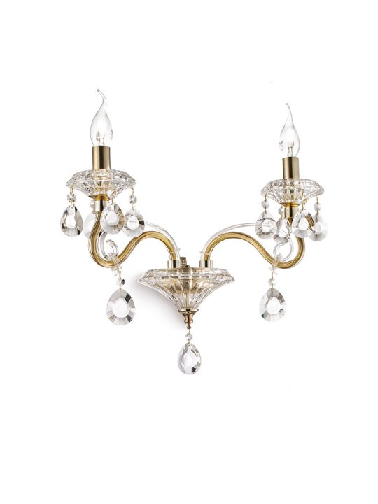 IDEAL LUX zidna lampa NEGRESCO AP2 ORO - 87757