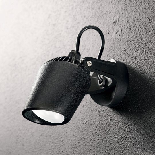 IDEAL LUX zidna lampa MINITOMMY AP NERO 4000K - 96476