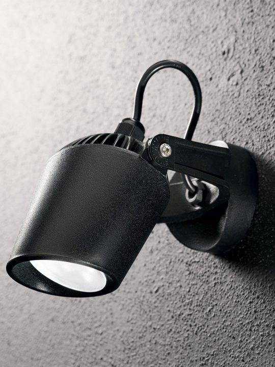 IDEAL LUX zidna lampa MINITOMMY AP NERO 4000K - 96476