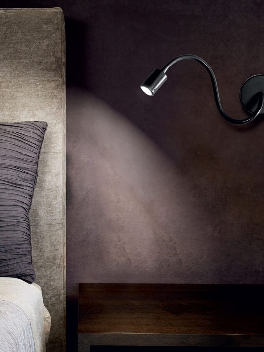 IDEAL LUX zidna lampa FOCUS-1 AP NERO - 97190