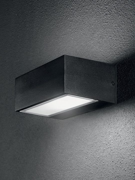IDEAL LUX zidna lampa TWIN AP1 NERO - 115375