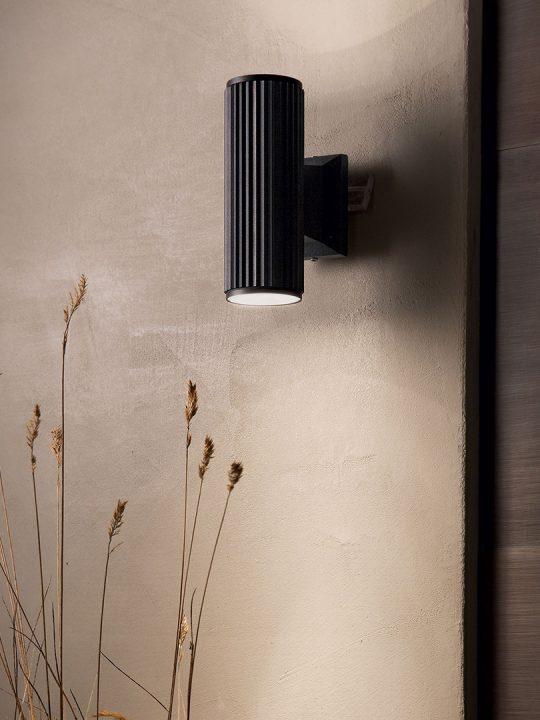 IDEAL LUX zidna lampa BASE AP2 NERO - 129433