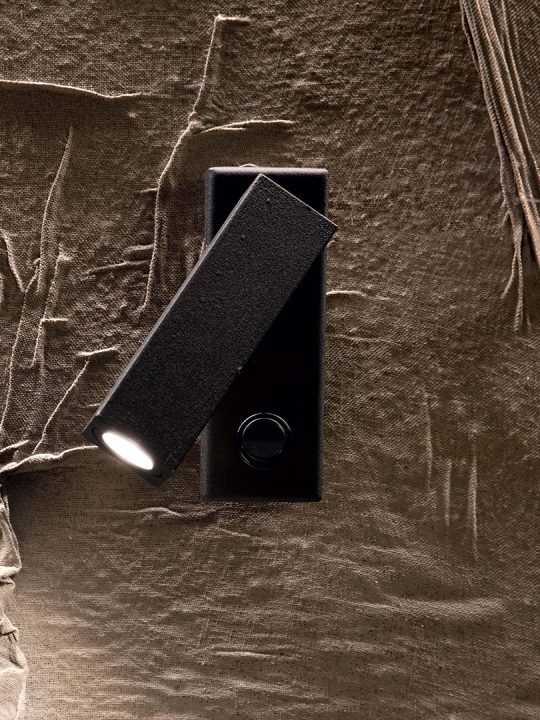 IDEAL LUX zidna lampa PAGE AP SQUARE NERO - 142241