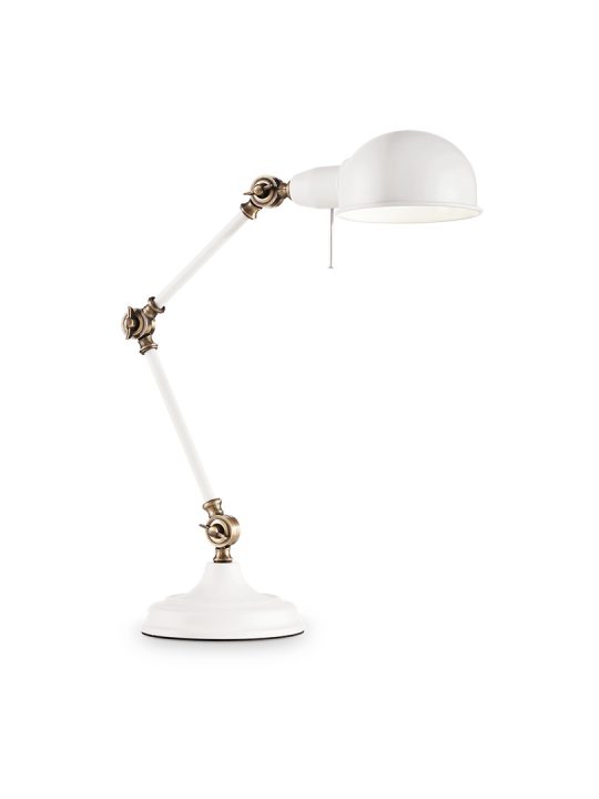 IDEAL LUX stona lampa TRUMAN TL1 BIANCO - 145198