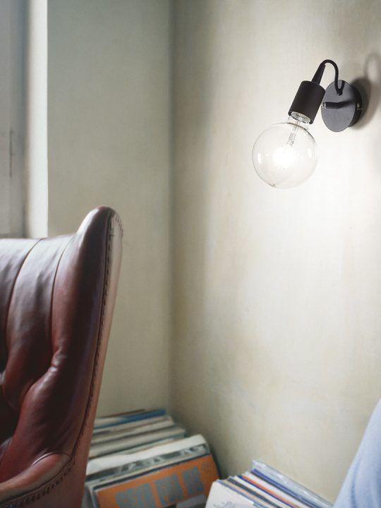 IDEAL LUX zidna lampa EDISON AP1 NERO - 148908