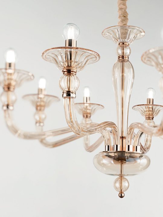 IDEAL LUX luster DANIELI SP6 AMBRA - 159942