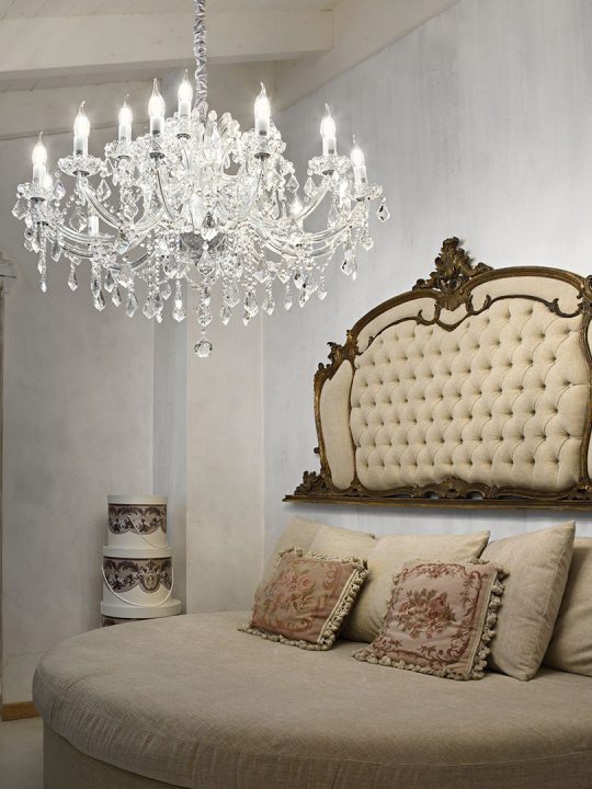IDEAL LUX luster NAPOLEON SP18 CROMO - 167268