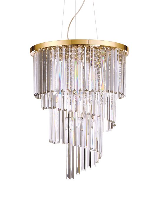 IDEAL LUX luster CARLTON SP12 ORO - 213521