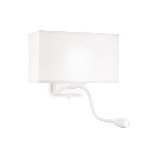 IDEAL LUX zidna lampa HOTEL AP2 ALL WHITE - 215693