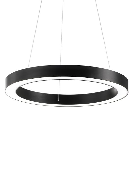 IDEAL LUX luster ORACLE D60 ROUND NERO - 222103