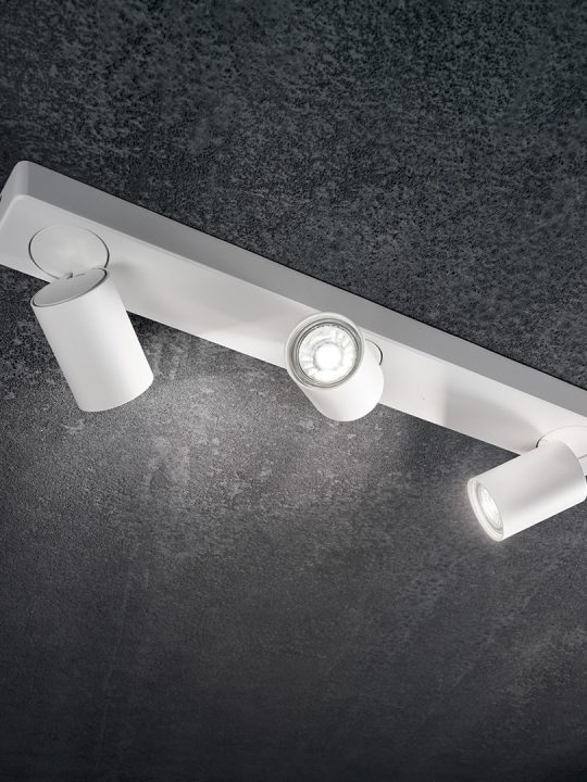 IDEAL LUX plafonjera RUDY PL3 BIANCO - 229065