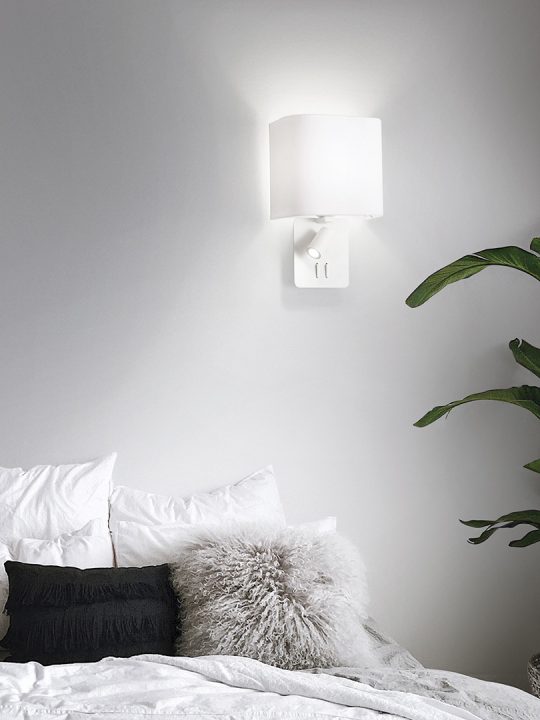 IDEAL LUX zidna lampa GEA MAP2 SQUARE BIANCO - 239521