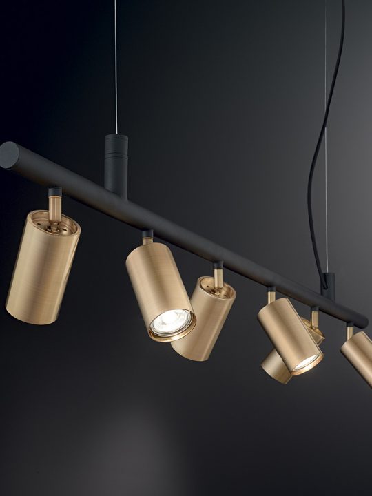 IDEAL LUX luster DYNAMITE SP6 OTTONE - 244648