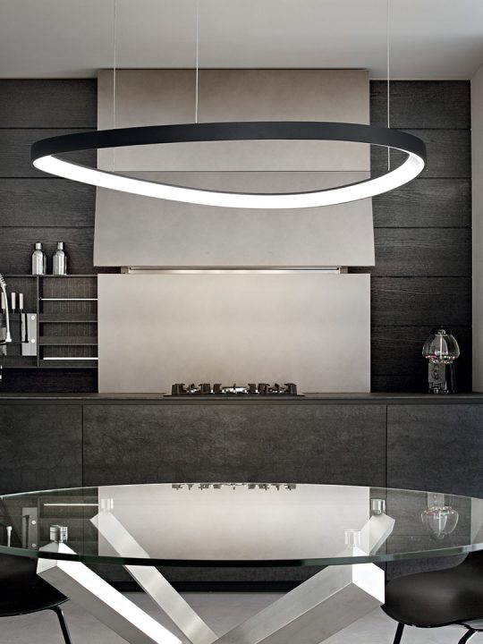 IDEAL LUX luster GEMINI SP D81 3000K ON-OFF BK - 247281