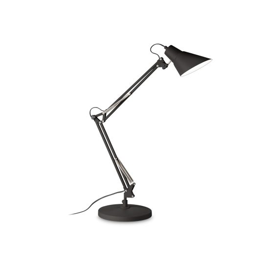 IDEAL LUX stona lampa SALLY TL1 TOTAL BLACK - 265285