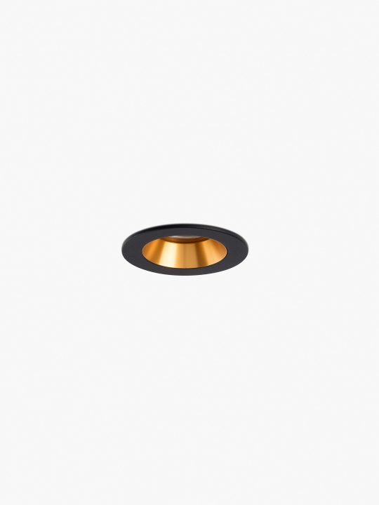 FARO UNO crno/zlatno ugradno dovnlight 8V 24° 2700K CRI90 DALI - 0331927224D
