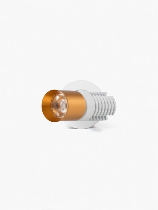 FARO UNO beli/zlatni ugradni projektor 8V 37° 2700K CRI90 - 0333927314