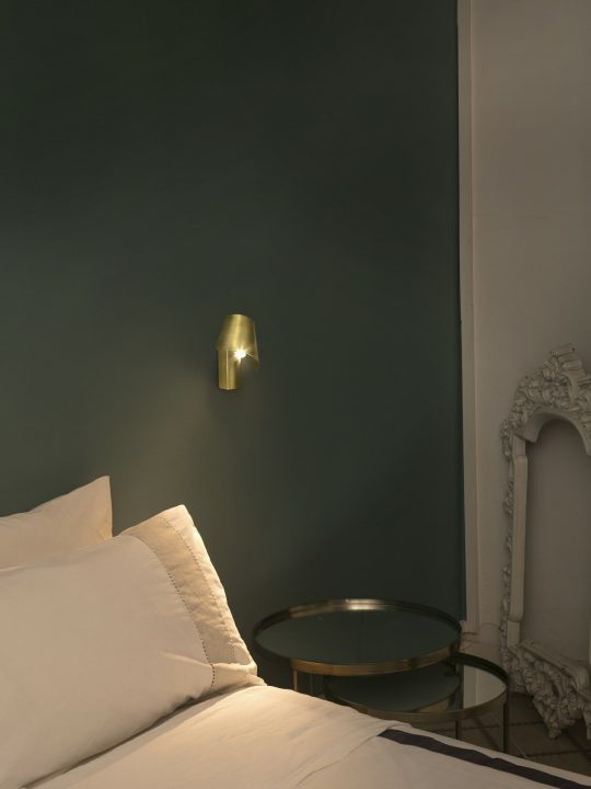 FARO LE PETIT saten zlatna zidna lampa - 62163