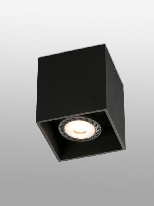 FARO TECTO Crna plafonska lampa GU10 - 63271