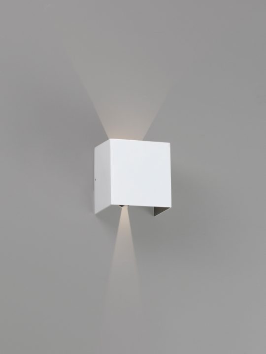 FARO OLAN Bela zidna lampa - 70269
